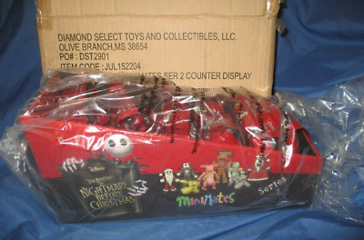 NIGHTMARE BEFORE CHRISTMAS Series 2 Minimates Blind Counter Display Box ~NEW