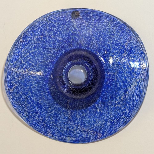 Oasis Blue Crystal Vase — Geoffrey Dickinson — Australian Glass Artist - Picture 9 of 12