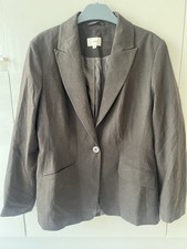 Next Vintage Black Fitted Women’s Blazer Size Size 14 Good Condition