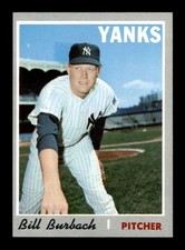 1970 Topps #167 Bill Burbach   EX/EX+ X3666697