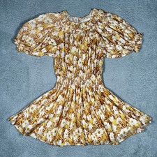 Christy Dawn The Serena Dress in Matilija Poppy Orange Size Medium