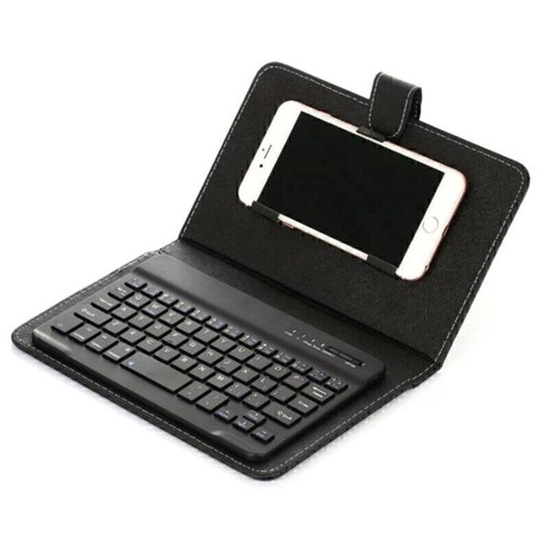 Mobile Bluetooth wireless Keyboard Leather Case Protective Cover For iPhone iPad - Picture 5 of 16