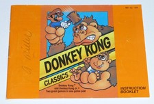Donkey Kong Classics - NES Nintendo, Instruction Manual, Booklet Only