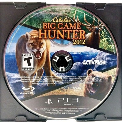 Cabela's Big Game Hunter 2012 (PS3 Sony PlayStation 3, 2011) Disc ONLY