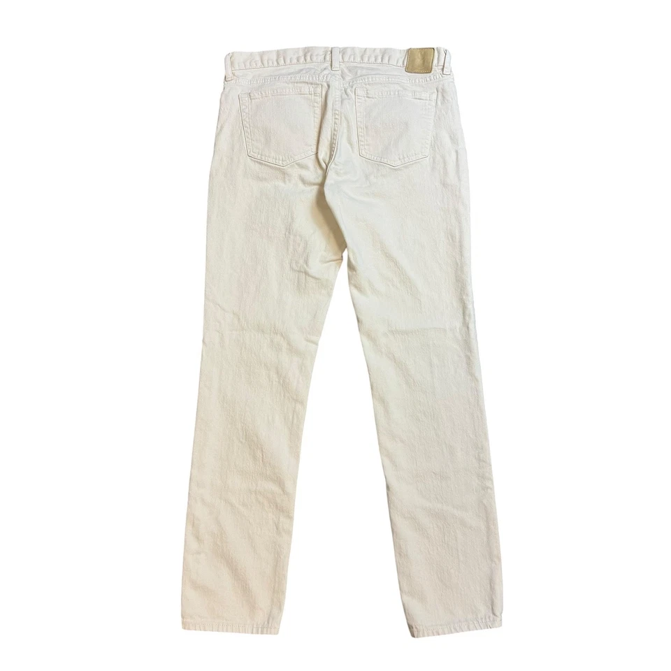 Pantalones de mezclilla deportivos Ralph Lauren vintage para hombre 30 crema pierna recta EE. UU. Foto 2 de 4