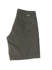 Kathmandu Shorts Womens 10 Grey Cotton Blend Hiking Outdoor Travel Casual