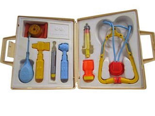 Fisher Price Medical Kit Vintage Pretend Play Doctor Set Complete Children Play