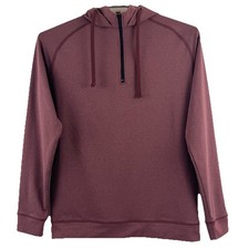 Swannies Performance Hoodie Mens M 1/4 Zip Stretch Midlayer Golf Pullover