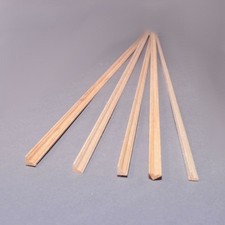 Dolls House Bare Wood Cornice 17.3/4 X 3/16" Coving 450mm X 5mm Pack of 5