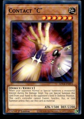 Contact ''C'' Structure Deck: Legend of the Crystal Beasts SDCB-EN013 MP YuGiOh| B