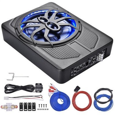 800 Watt Bass Box Aktiv Subwoofer Kompakt Lautsprecher Auto Untersitz Subwoofer