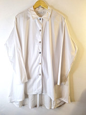 BRYN WALKER Button Up Shirt Small Classic Basic Preppy Oversize Mature Lagenlook