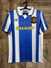 MANCHESTER UNITED Jersey Size LARGE Shirt 1994 1996 THIRD Soccer Football