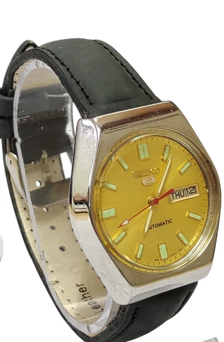 Vintage Seiko Automatic Date Day Dial Wrist Watch  SR263