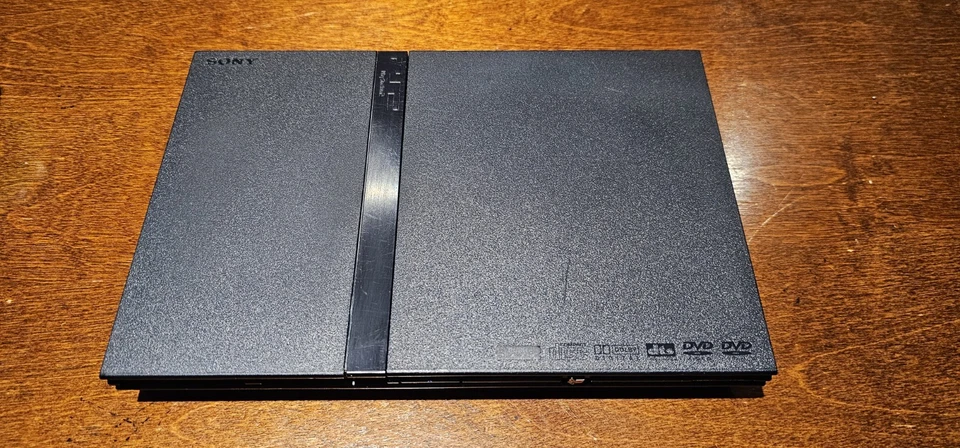 Consola PS2 Slim Negra Carbón (SCPH-70012) Paquete con 2 Juegos FUNCIONANDO Foto 2 de 3