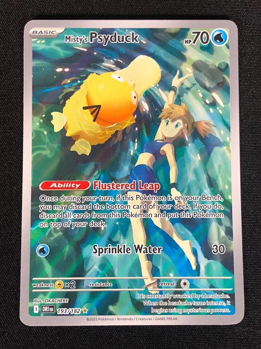 Misty's Psyduck 193/182 Sv10: Destined Rivals for sale | eBay
