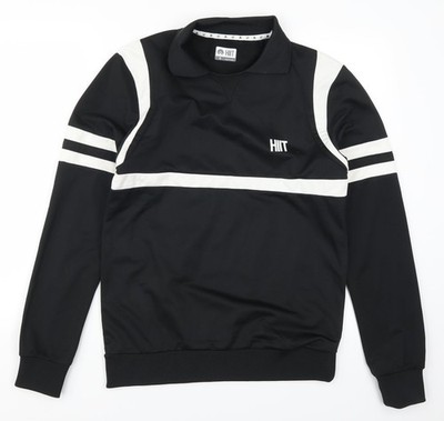Schwarzer Pullover Sweatshirt Herren UK Größe S HIIT