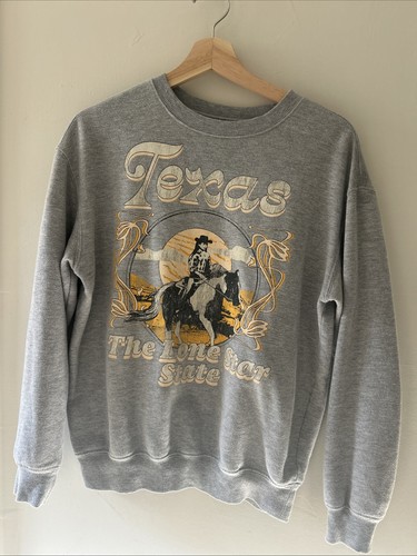 Graphic Lone Star State Texas Crewneck