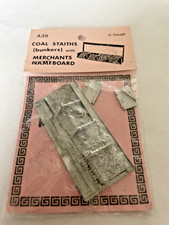 Coal Staiths Bunkers Merchants Name Boards "N" Gauge Metal Langley Miniature
