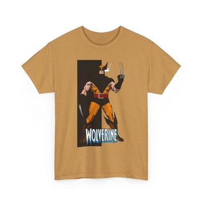 Wolverine T-Shirt Marvel Comics John Byrne Art X-Men Logan Vintage-Style Tee
