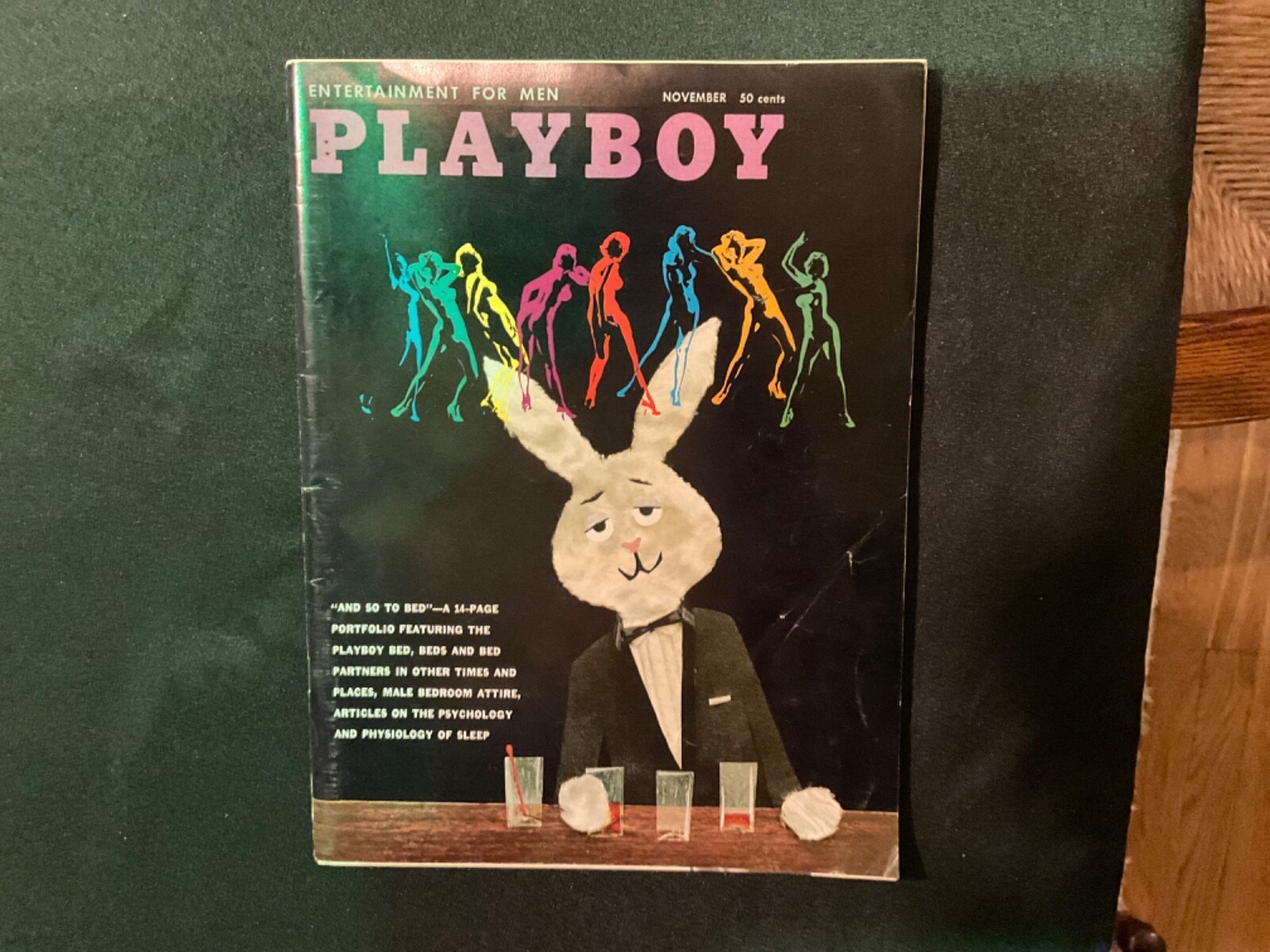 Playboy Magazine November 1959, Center: Donna Lynn, Hollywood Goes European, Ex+