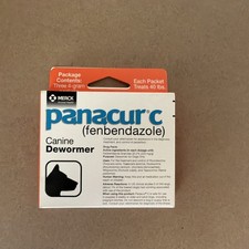Panacur C Canine Dewormer Fenbendazole , 4 Gram, 3 Count Pack of 1