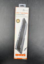 J5Create USB-C Triple Display Laptop Docking Station 13-in-1 JCD543 - NEW