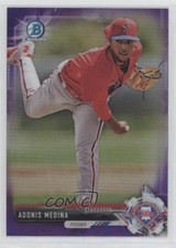 2017 Bowman Draft Chrome Purple Refractor 169/250 Adonis Medina #BDC-62 v1x