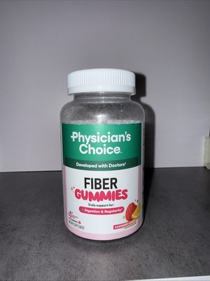 Physician s Choice Fiber 60 Gummies Raspberry Lemon Digestion Support