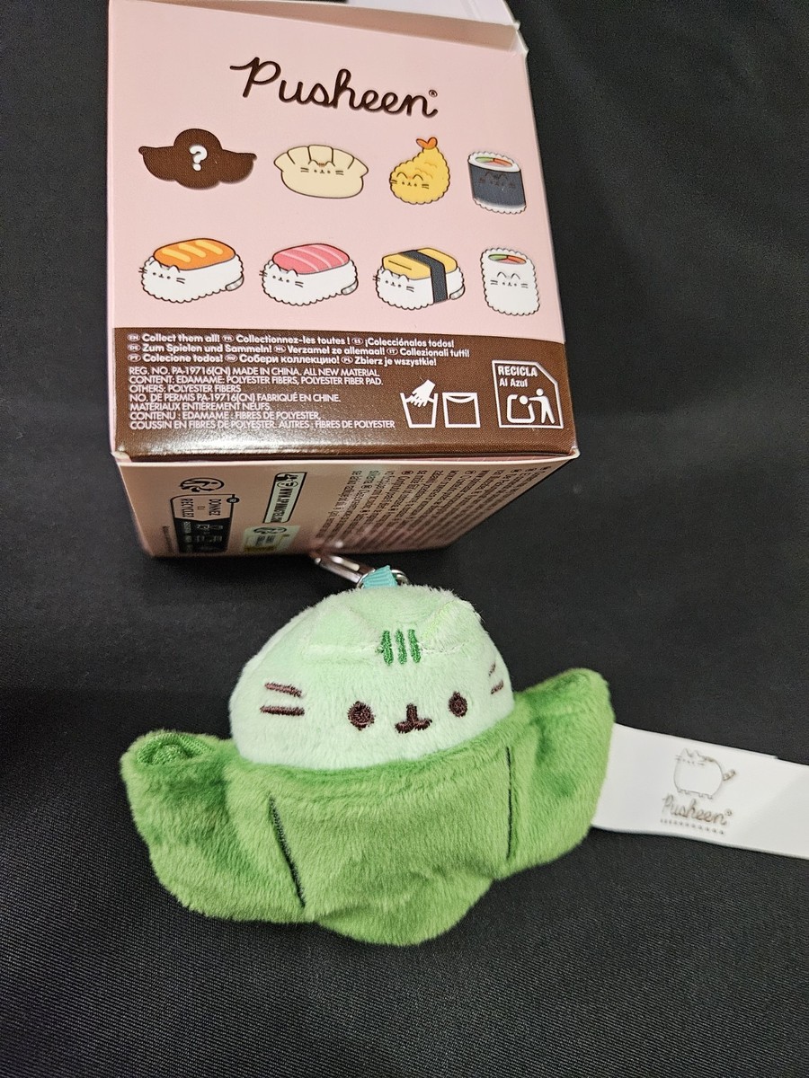 Gund Rare Pusheen Catfe Green Edamame Sushi Bento Blind Box 25