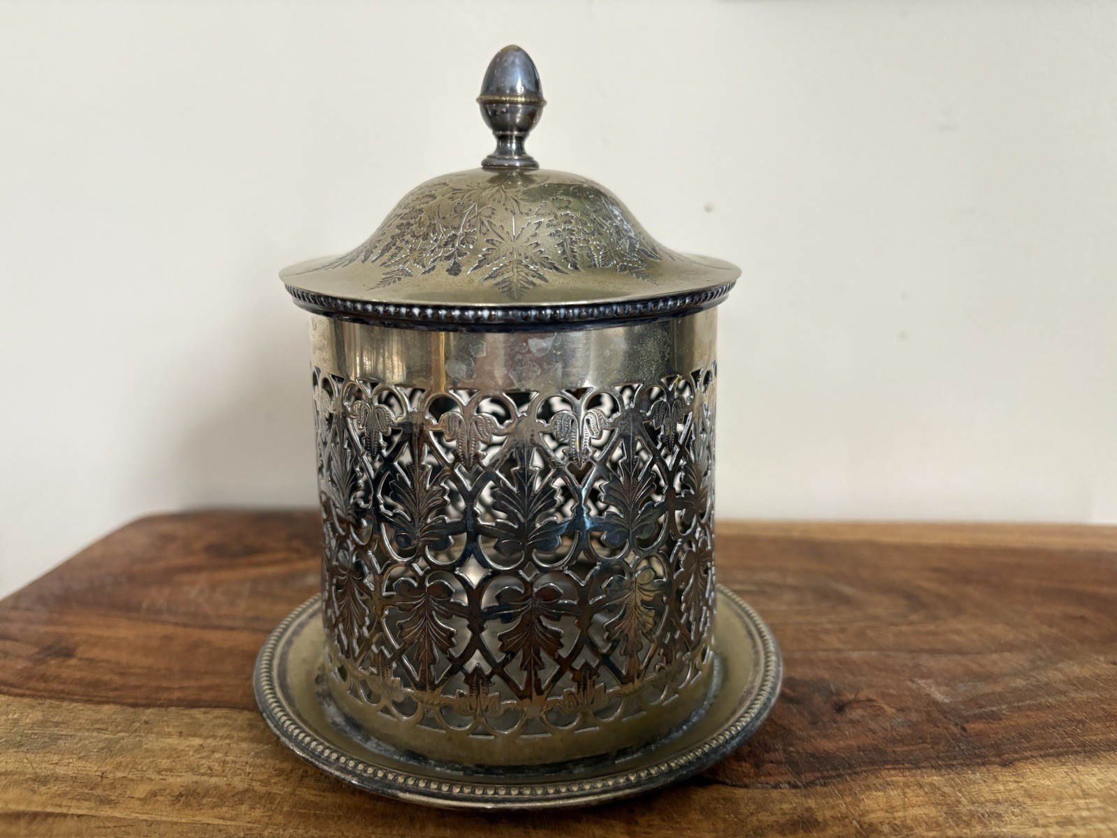 Vintage Silver Plated Jar/Container/ Candle/Bottle/ Utensil 