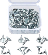 100Pcs Felt Nails for Shed Roof,Clout Nails Roofing Felt Tacks 12Mm for Wood She