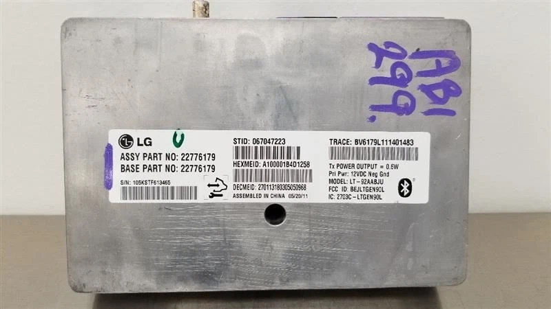 12 MÓDULO DE CONTROLE CHEVY CAMARO COMUNICAÇÃO ONSTAR 22776179 - Imagem 2 de 4