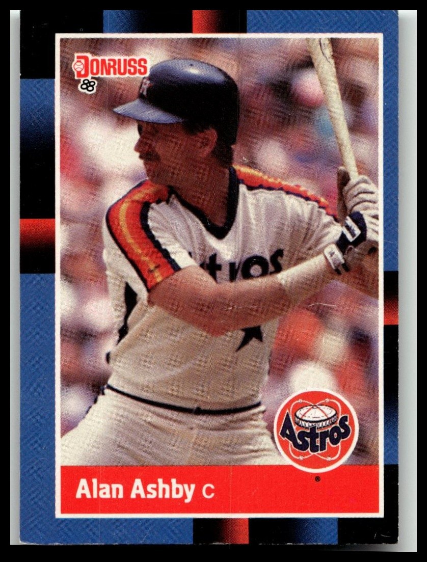 1988 Donruss #163b Alan Ashby Houston Astros