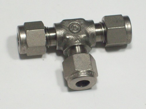 1 - Crawford Swagelok Monel (Alloy 400/R-405) Tee Union, 1/4" OD Tube, M-400-3