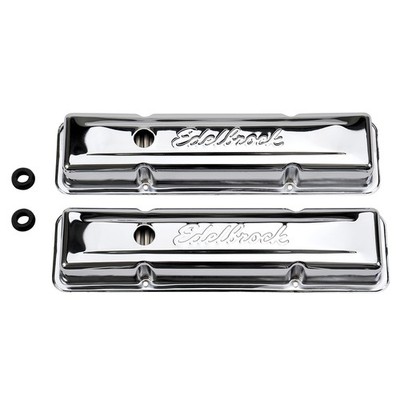 Edelbrock Engine Valve Cover Set Fits 1975 GMC C25