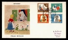 DR WHO 1967 GERMANY FDC FAIRY TALE COMBO SEMI POST R75591