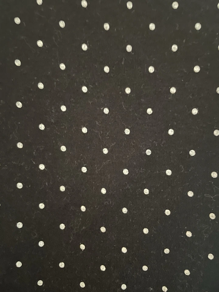 Antiguo Body Azul Marino Bebé Niña Pequeño Blanco Lunares Algodón Manga Larga Negro 6-12M Foto 4 de 4