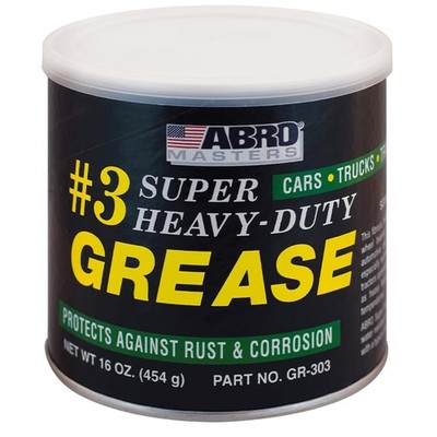 ABRO Masters Super Heavy-Duty #3 Wheel Bearing Grease, 16oz, Pack of 1