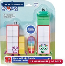 hand2mind Numberblocks Friends Thirteen and Fourteen Figures, Numbers for Toddle