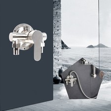 Exposed Shower Mixer Valve Faucet Bathroom Stainless Steel 1/2" Wall Mounted NEW