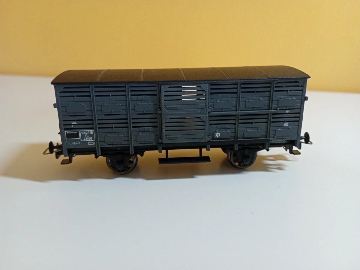 TRAIN HO JOUEF : WAGON MARCHANDISES FERME GAS Livré OCCASION (sans boite) EUR 15,00 - PicClick FR