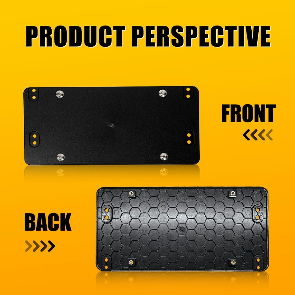 Para MERCEDES-BENZ + 8 Tornillos S500 Soporte de Etiqueta de Placa Trasera Soporte de Montaje Foto 4 de 4