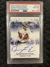 2020 Origins Darrynton Evans Rookie Auto #RADE PSA 10 Gem MT Titans RC