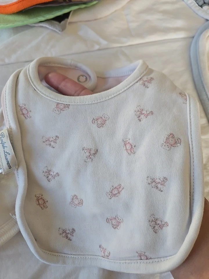 2 baberos de bebé Raulph Lauren Foto 3 de 4