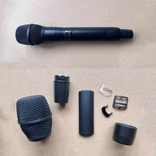 Metal Case Mic Grid Battery Cover Switch Window For Shure Wireless Microphones