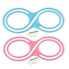 1 Set 8 Form Knitting Webstuhl Kit Weben Werkzeug für Anfänger Hand machen