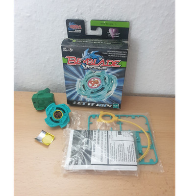 Hasbro Beyblade V-Force Bistool 2003 Kunststoff Metall Türkis Set mit Zubehör