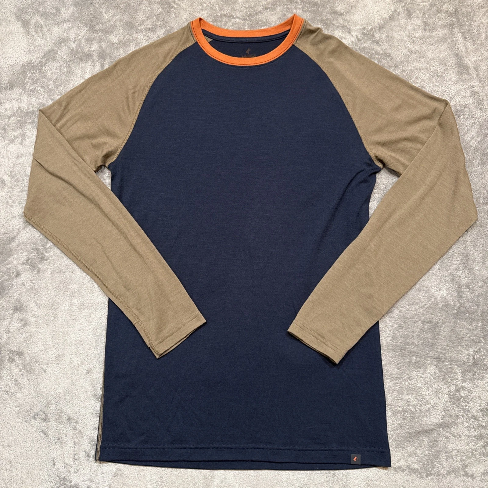 Merino Ridge Shirt Mens Medium Blue Brown Performance L/S Base Layer Outdoor
Opens in a new window o