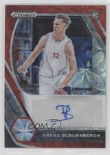 2021-22 Panini Prizm Draft Picks Choice Red 49/88 Vrenz Bleijenbergh Auto w5c